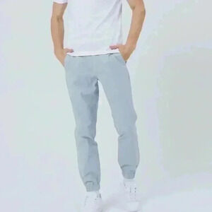 Eubi Australia XL navy blue cotton jogger pant. Working drawstring & zipper.